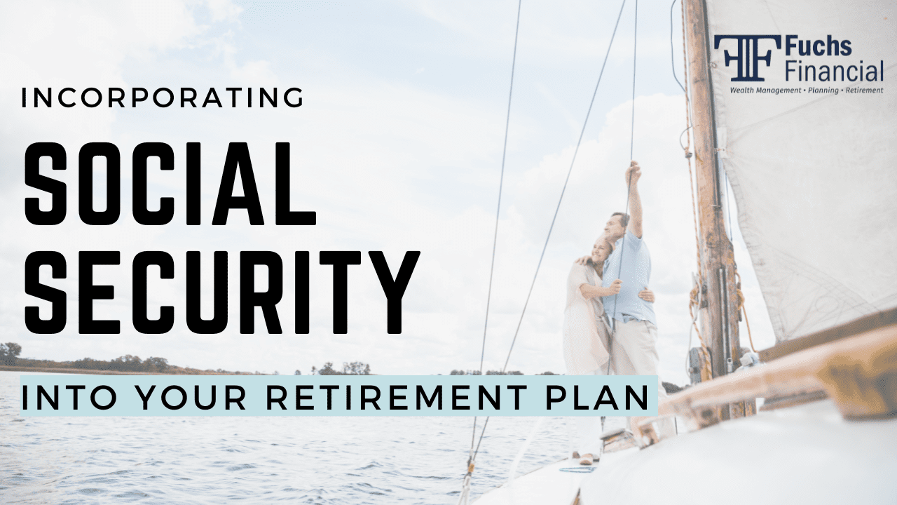 incorporating social security into your retirement words on screen