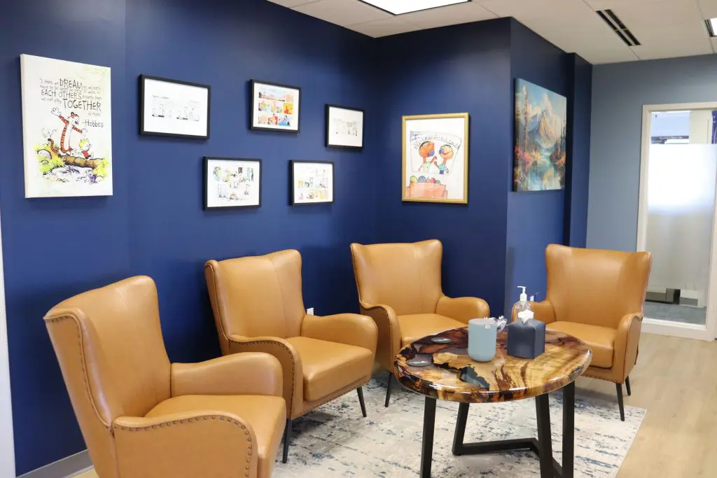 waiting room at fuchs financial