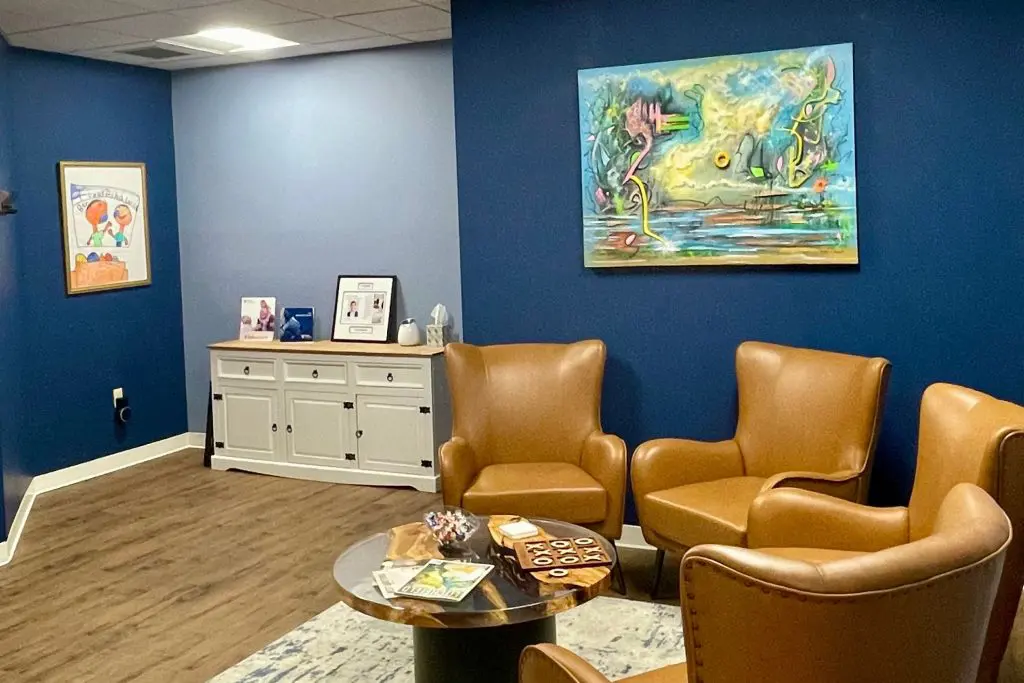 waiting room at fuchs financial