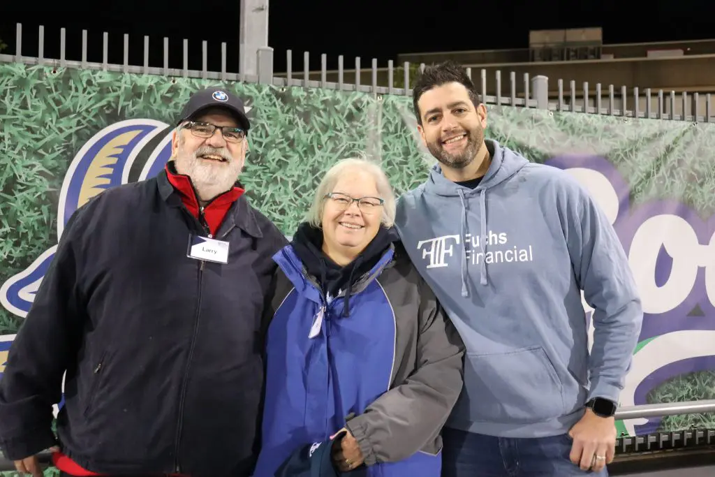 Ben Fuchs with clients