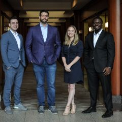 FF Advisor Team Photo Fuchs Financial Advisory team photo featuring Alex Cal, Ben Fuchs, Gina Mazzadra, and Eddy Agyeman