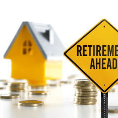 sign that says retirement ahead