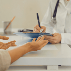 discussing market drops due to tariffs